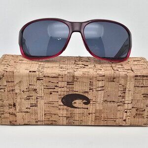 Costa Del Mar Inlet Pomegranate Fade Frame 580P Polarized Gray Lens Sunglasses